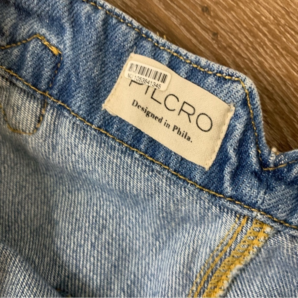 Pilcro Corset High-Rise Crop Culotte Jeans 28 - Picture 8 of 11